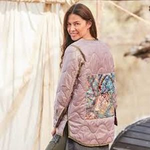 Sundance Avila Quilted Jacket, Pink, Small